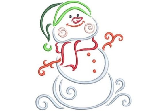 Christmas Traces Embroidery Design