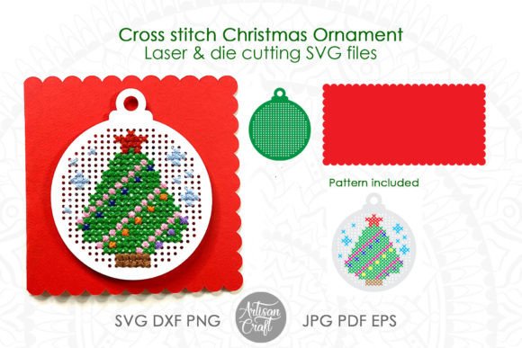 Review: Cross Stitch Christmas Ornament SVG