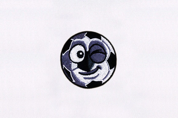 Soccer Ball Face Embroidery