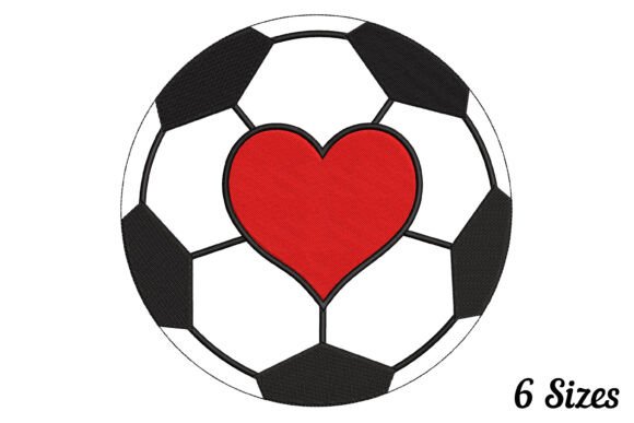 Soccer Football Heart Embroidery Review