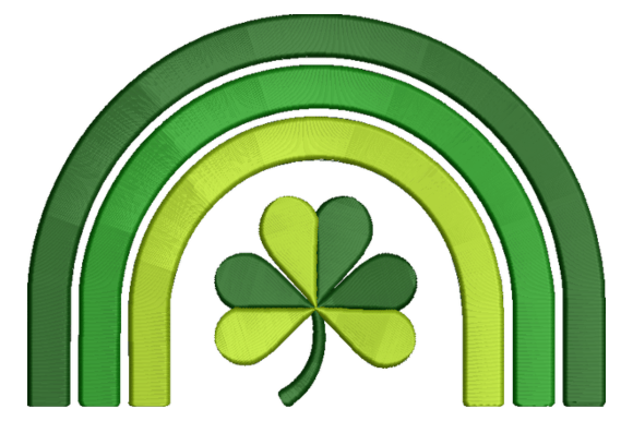 St. Patrick's Rainbow Clover